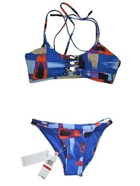 Red Carter NWT! Rio Bikini Top And Bottom